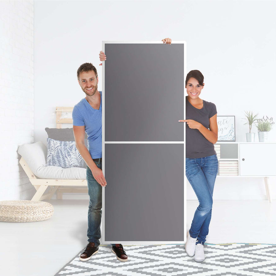 Klebefolie Grau Light - IKEA Billy Regal 6 Fächer - Folie