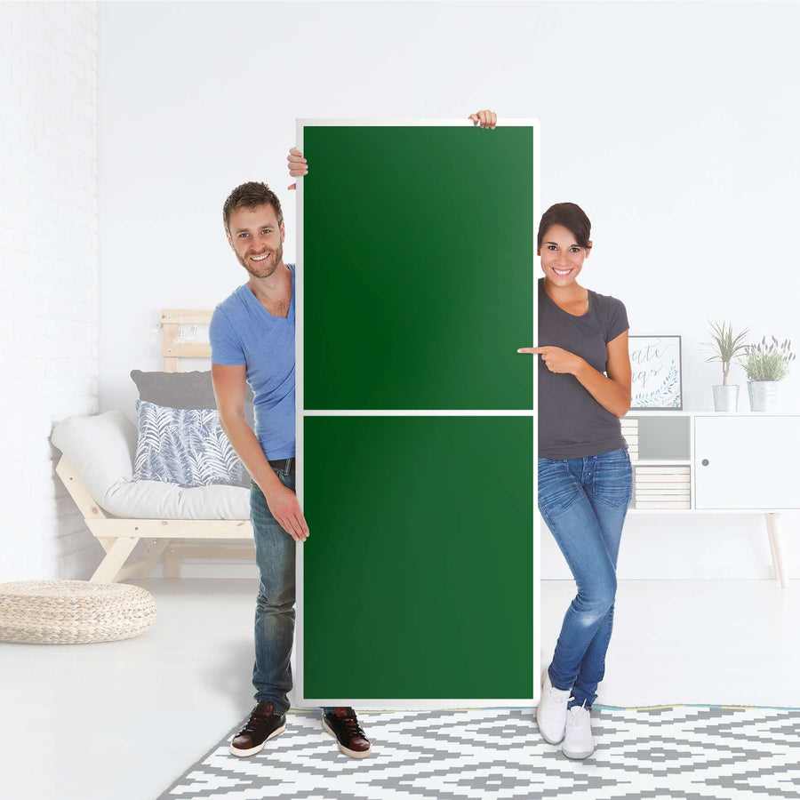 Klebefolie Grün Dark - IKEA Billy Regal 6 Fächer - Folie