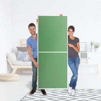 Klebefolie Grün Light - IKEA Billy Regal 6 Fächer - Folie