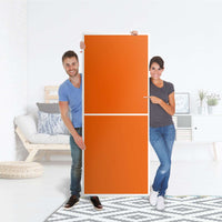 Klebefolie Orange Dark - IKEA Billy Regal 6 Fächer - Folie