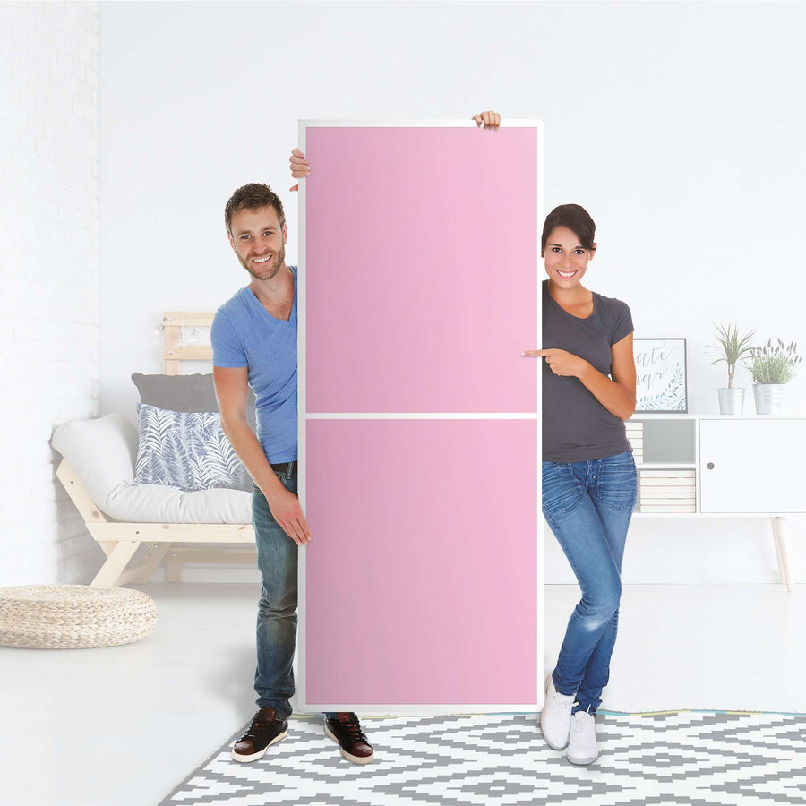 Klebefolie Pink Light - IKEA Billy Regal 6 Fächer - Folie