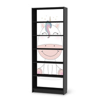 Klebefolie Baby Unicorn - IKEA Billy Regal 6 Fächer - schwarz