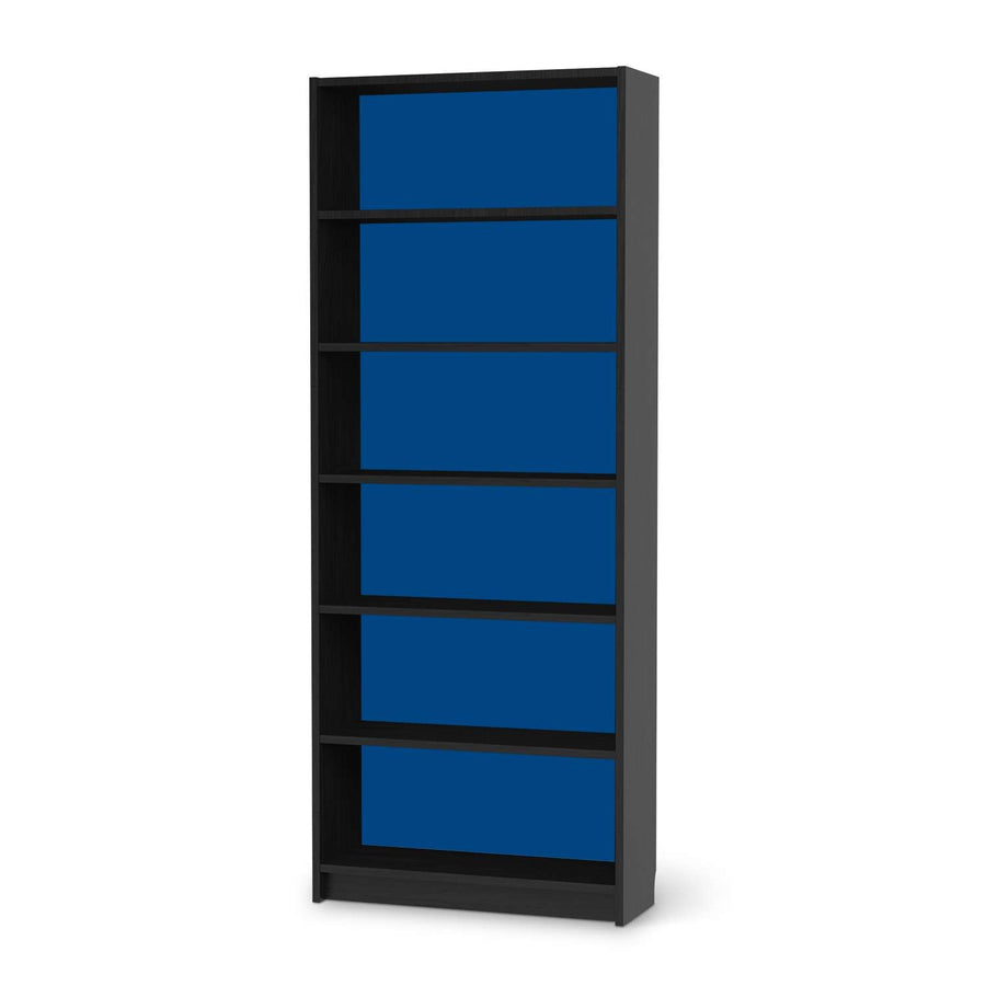 Klebefolie Blau Dark - IKEA Billy Regal 6 Fächer - schwarz