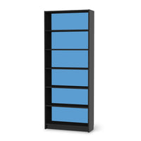 Klebefolie Blau Light - IKEA Billy Regal 6 Fächer - schwarz