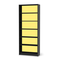 Klebefolie Gelb Light - IKEA Billy Regal 6 Fächer - schwarz