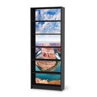 Klebefolie Grand Canyon - IKEA Billy Regal 6 Fächer - schwarz