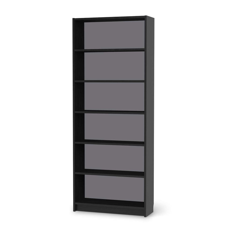 Klebefolie Grau Light - IKEA Billy Regal 6 Fächer - schwarz