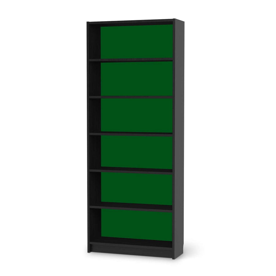 Klebefolie Grün Dark - IKEA Billy Regal 6 Fächer - schwarz