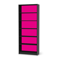 Klebefolie Pink Dark - IKEA Billy Regal 6 Fächer - schwarz