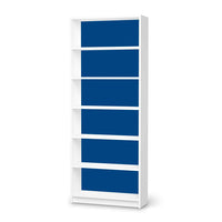 Klebefolie Blau Dark - IKEA Billy Regal 6 Fächer - weiss