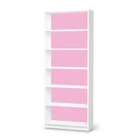 Klebefolie Pink Light - IKEA Billy Regal 6 Fächer - weiss