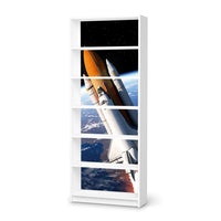 Klebefolie Space Traveller - IKEA Billy Regal 6 Fächer - weiss