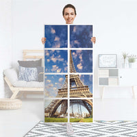 Klebefolie La Tour Eiffel - IKEA Expedit Regal 8 Türen - Folie