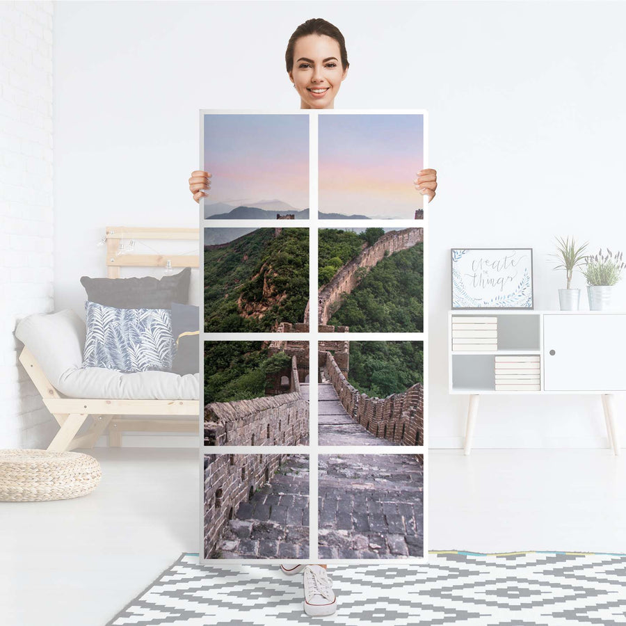 Klebefolie The Great Wall - IKEA Expedit Regal 8 Türen - Folie