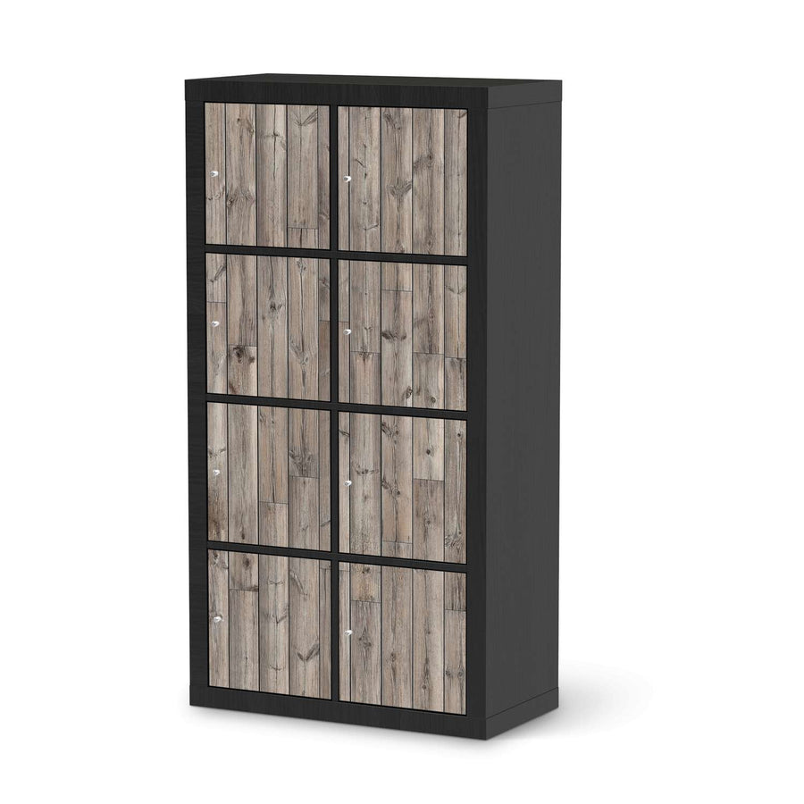 Klebefolie Dark washed - IKEA Expedit Regal 8 Türen - schwarz