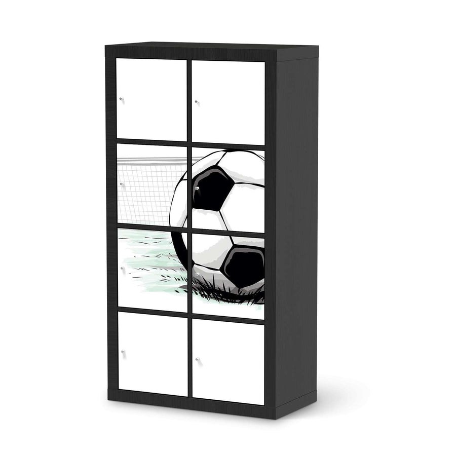 Klebefolie Freistoss - IKEA Expedit Regal 8 Türen - schwarz