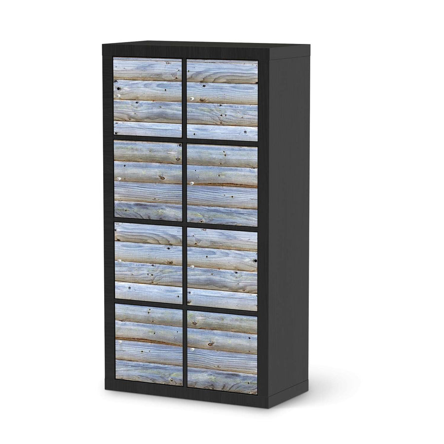 Klebefolie Greyhound - IKEA Expedit Regal 8 Türen - schwarz