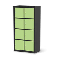 Klebefolie Hellgrün Light - IKEA Expedit Regal 8 Türen - schwarz