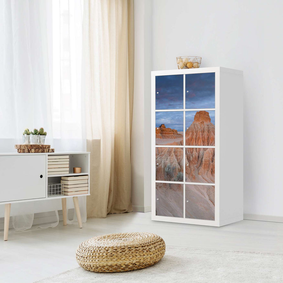 Klebefolie Outback Australia - IKEA Expedit Regal 8 Türen - Wohnzimmer