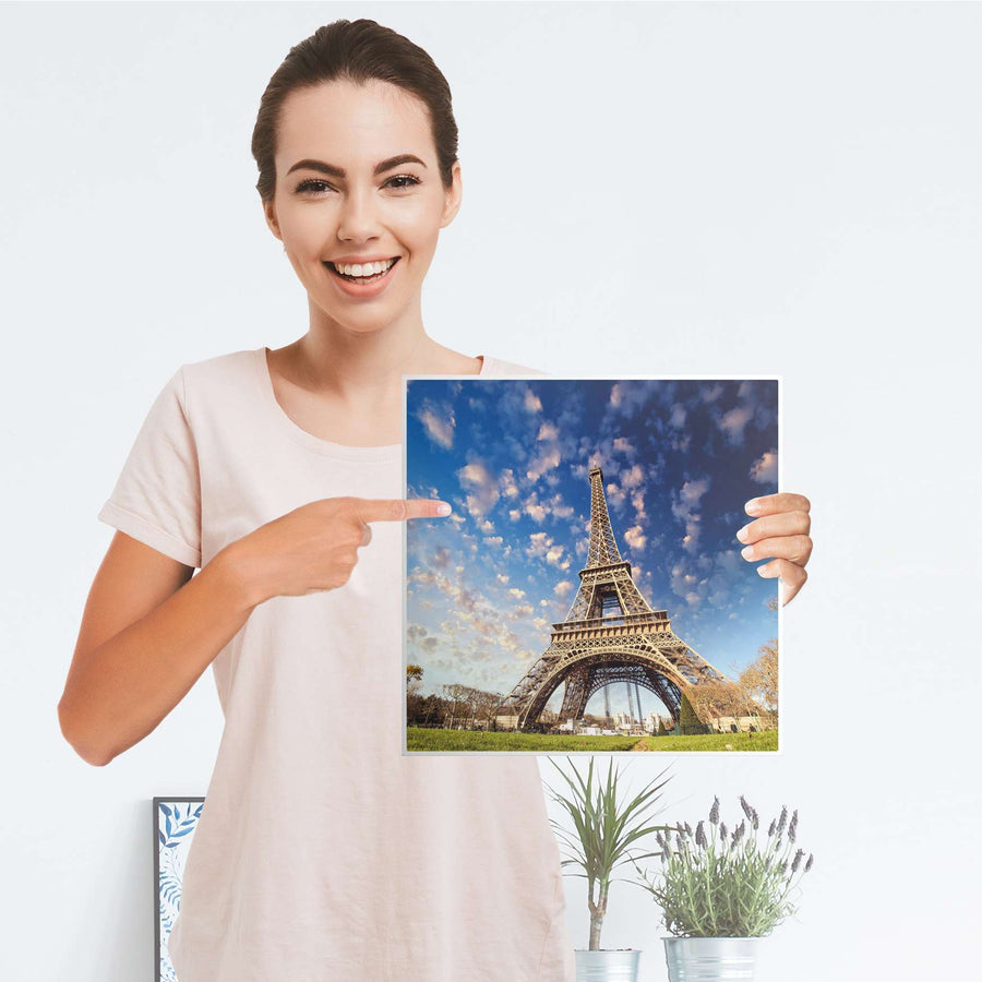 Klebefolie La Tour Eiffel - IKEA Expedit Regal Tür einzeln - Folie