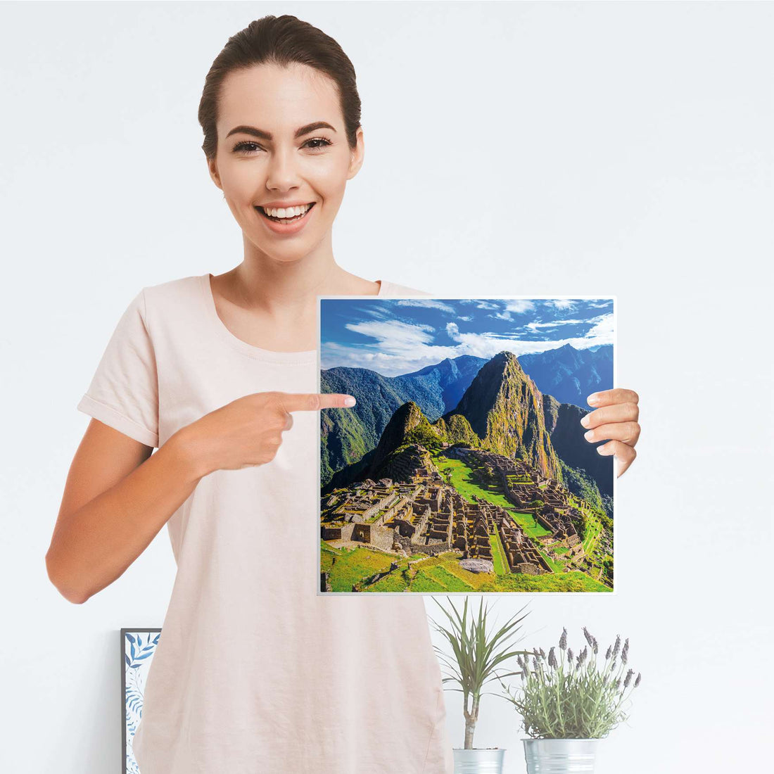 Klebefolie Machu Picchu - IKEA Expedit Regal Tür einzeln - Folie