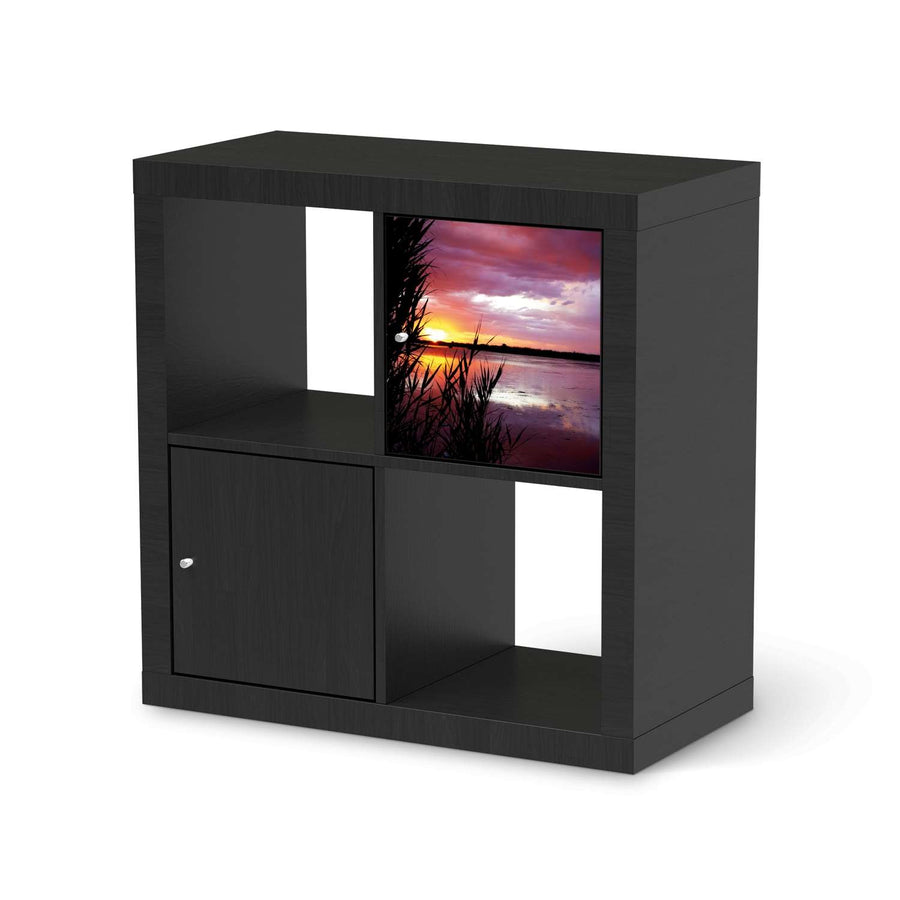 Klebefolie Dream away - IKEA Expedit Regal Tür einzeln - schwarz