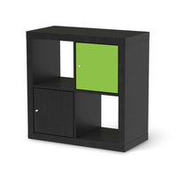 Klebefolie Hellgrün Dark - IKEA Expedit Regal Tür einzeln - schwarz