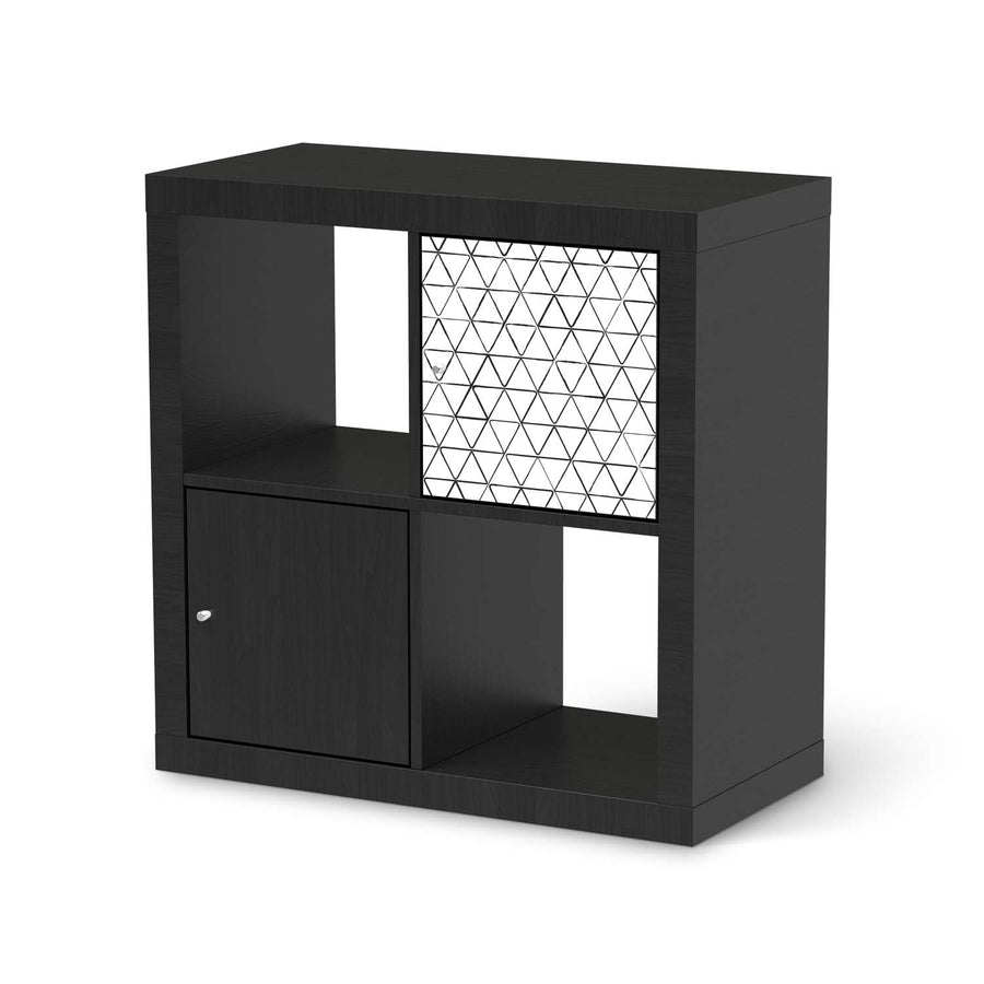 Klebefolie Mediana - IKEA Expedit Regal Tür einzeln - schwarz