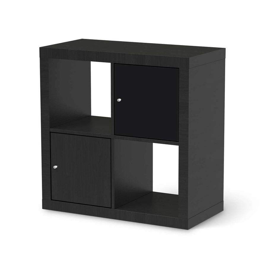 Klebefolie Schwarz - IKEA Expedit Regal Tür einzeln - schwarz