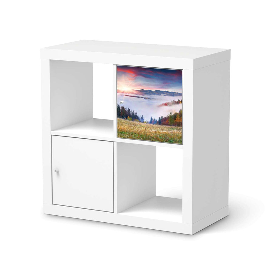 Klebefolie Herbstwald - IKEA Expedit Regal Tür einzeln  - weiss