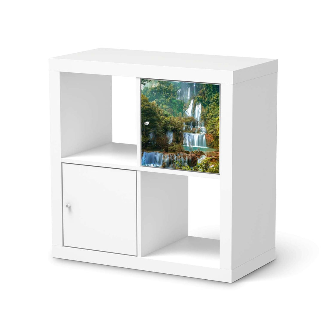 Klebefolie Rainforest - IKEA Expedit Regal Tür einzeln  - weiss