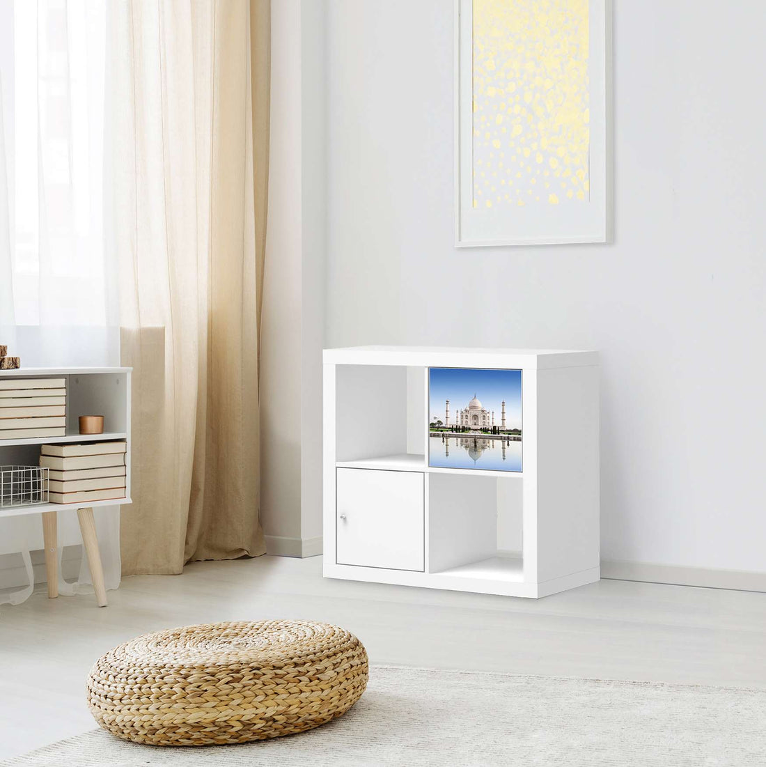 Klebefolie Taj Mahal - IKEA Expedit Regal Tür einzeln - Wohnzimmer