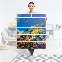 Klebefolie Coral Reef - IKEA Hemnes Kommode 6 Schubladen - Folie