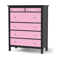 Klebefolie Pink Light - IKEA Hemnes Kommode 6 Schubladen - schwarz