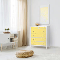 Klebefolie Gelb Light - IKEA Hemnes Kommode 6 Schubladen - Wohnzimmer