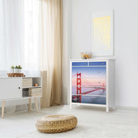 Klebefolie Golden Gate - IKEA Hemnes Kommode 6 Schubladen - Wohnzimmer