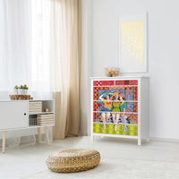 Klebefolie Her mit dem schönen Leben - IKEA Hemnes Kommode 6 Schubladen - Wohnzimmer