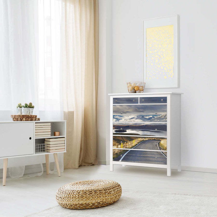 Klebefolie New Zealand - IKEA Hemnes Kommode 6 Schubladen - Wohnzimmer