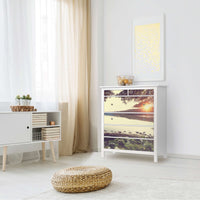 Klebefolie Seaside Dreams - IKEA Hemnes Kommode 6 Schubladen - Wohnzimmer