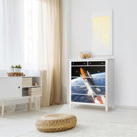 Klebefolie Space Traveller - IKEA Hemnes Kommode 6 Schubladen - Wohnzimmer