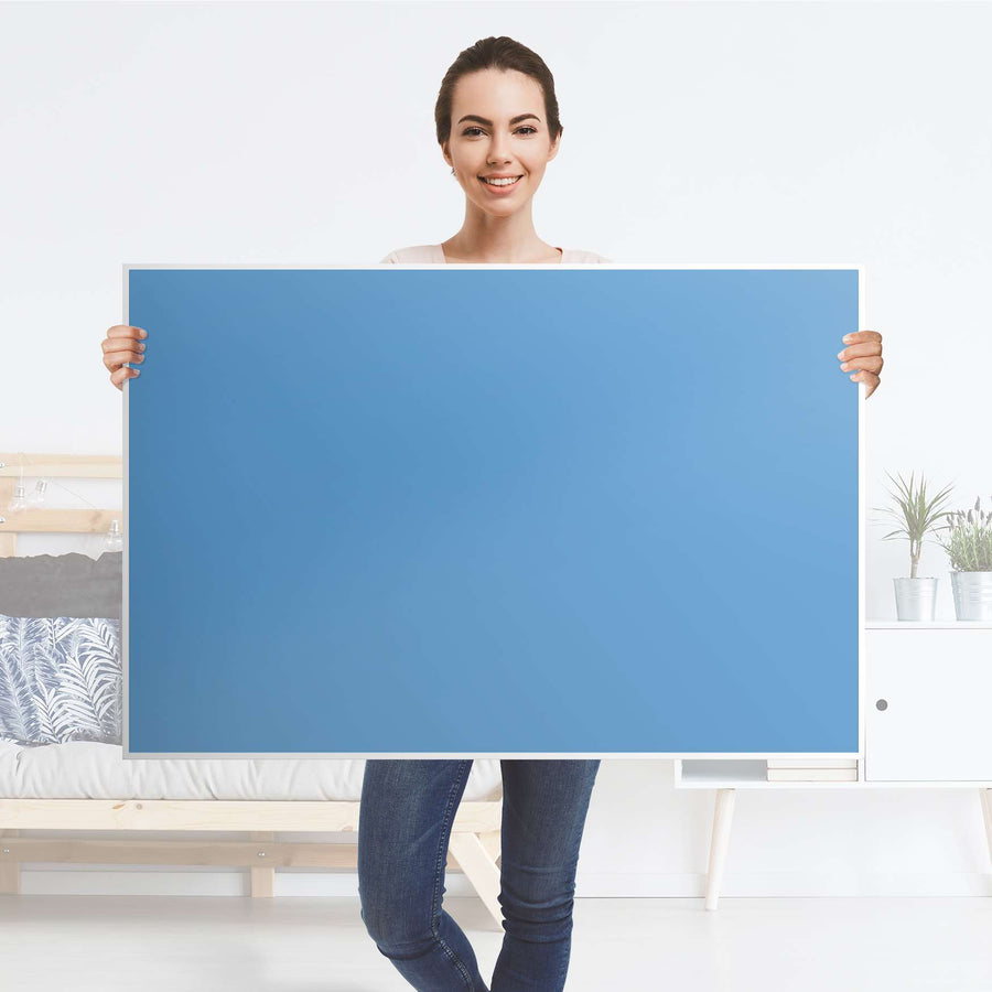 Klebefolie Blau Light - IKEA Lack Tisch 118x78 cm - Folie