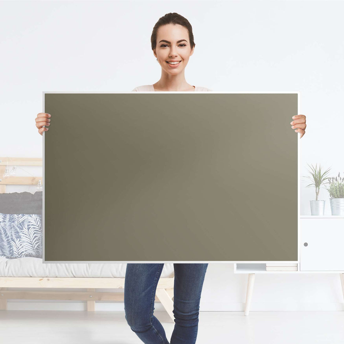 Klebefolie Braungrau Light - IKEA Lack Tisch 118x78 cm - Folie