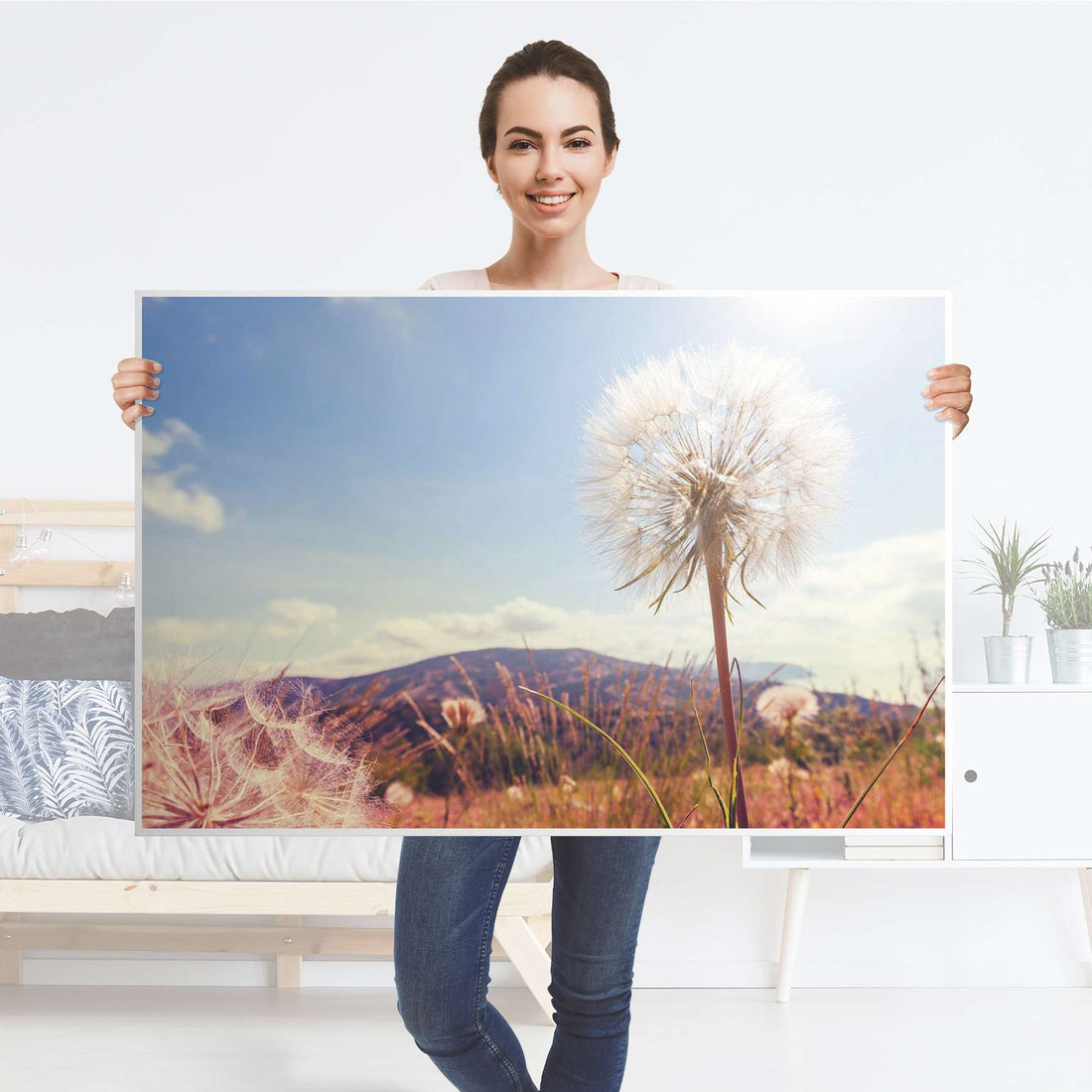 Klebefolie Dandelion - IKEA Lack Tisch 118x78 cm - Folie