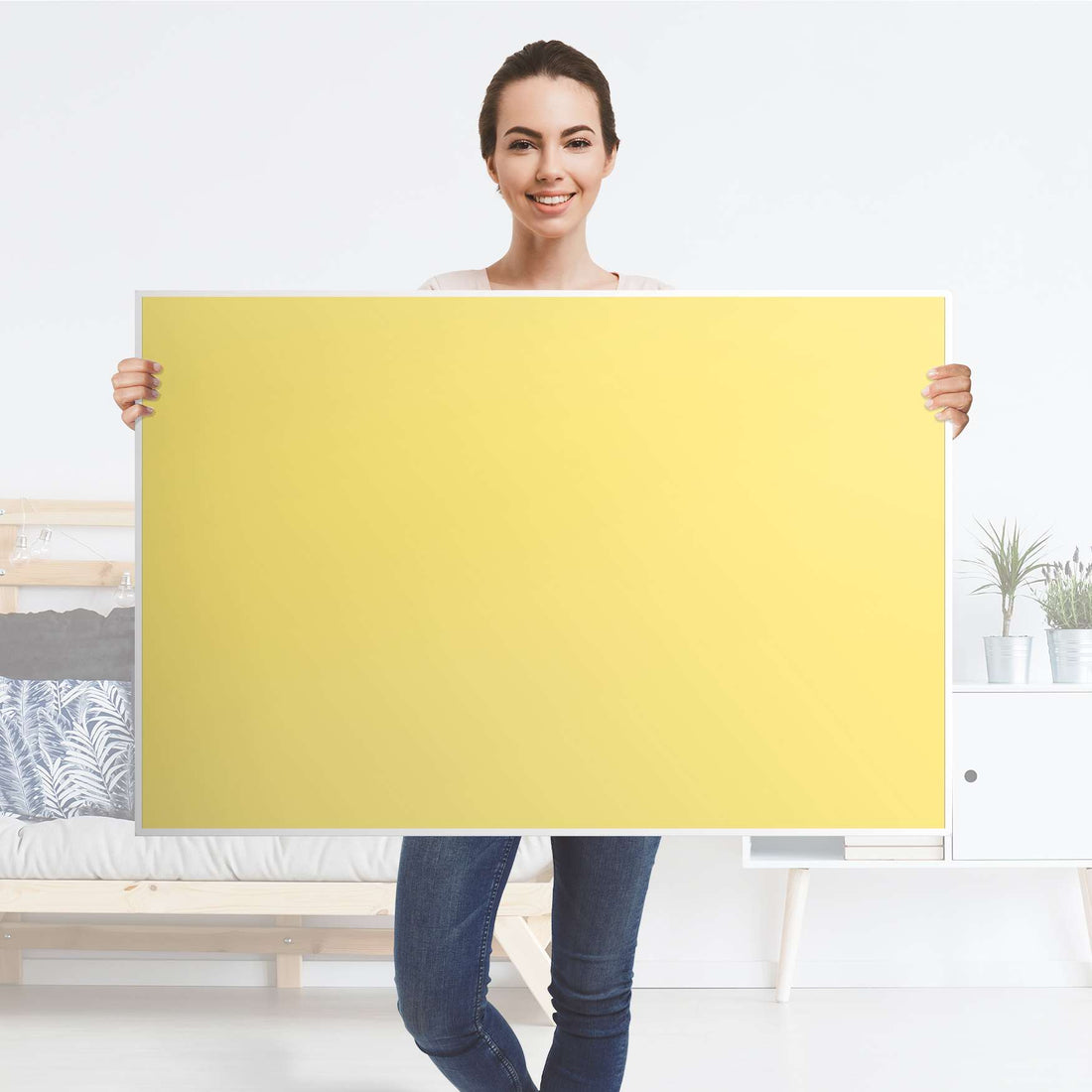 Klebefolie Gelb Light - IKEA Lack Tisch 118x78 cm - Folie