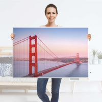 Klebefolie Golden Gate - IKEA Lack Tisch 118x78 cm - Folie