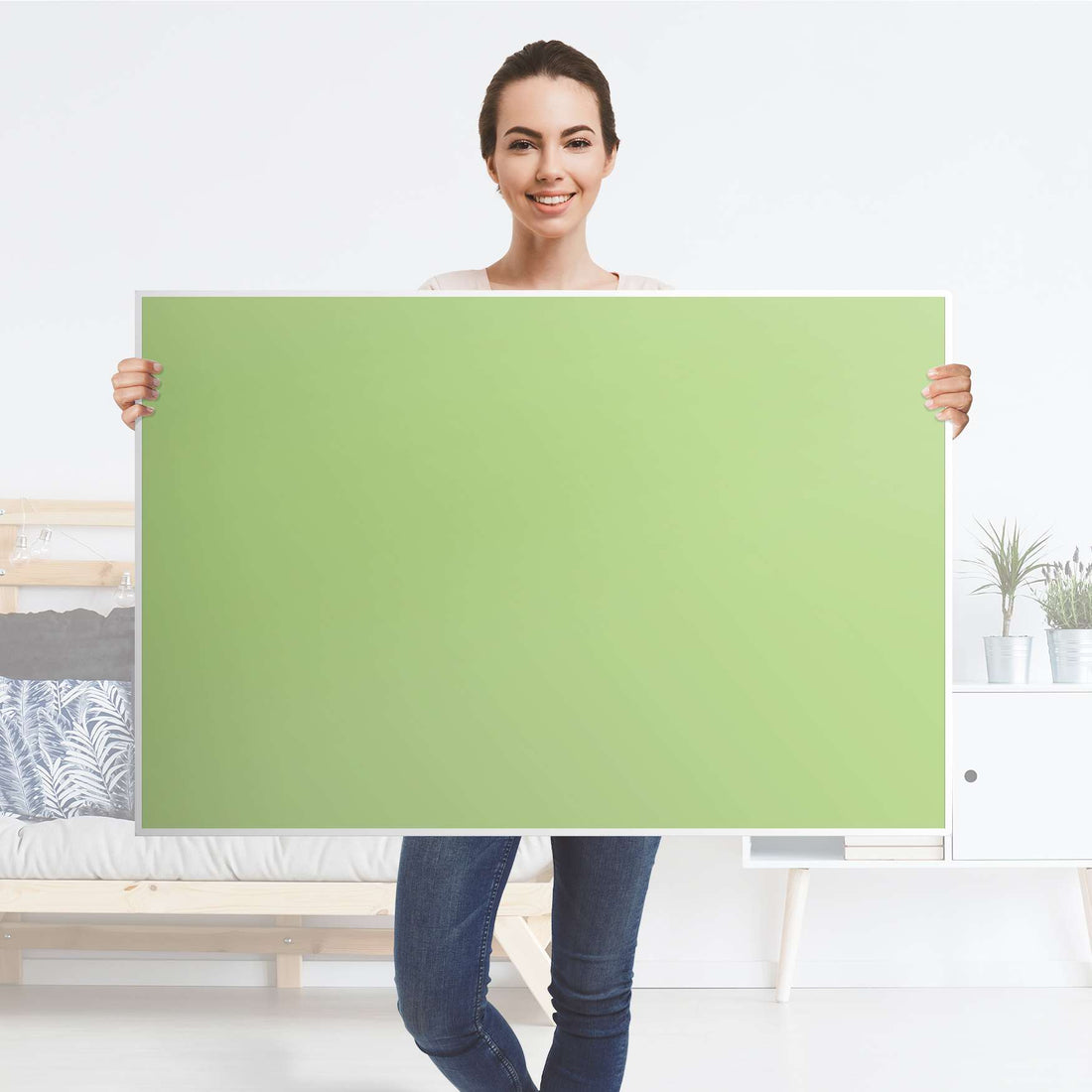 Klebefolie Hellgrün Light - IKEA Lack Tisch 118x78 cm - Folie