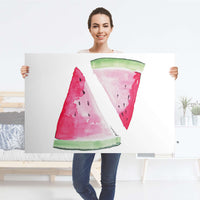 Klebefolie Melone - IKEA Lack Tisch 118x78 cm - Folie