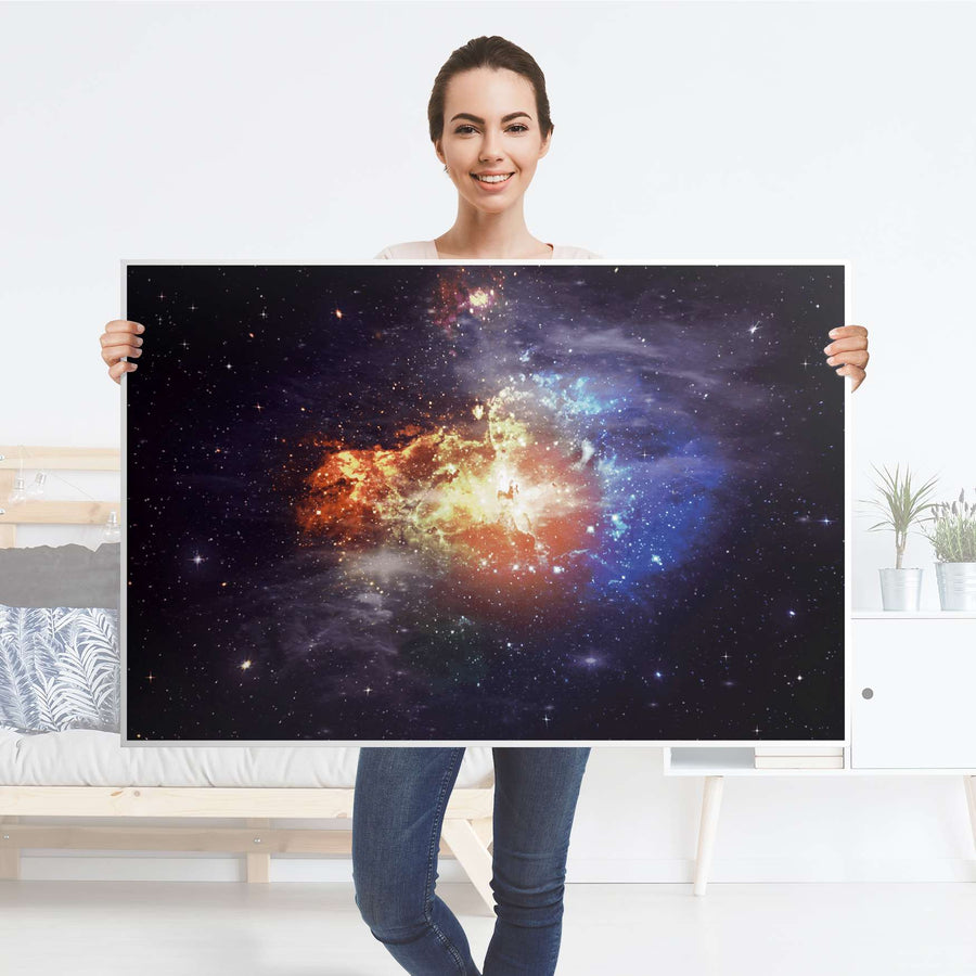 Klebefolie Nebula - IKEA Lack Tisch 118x78 cm - Folie