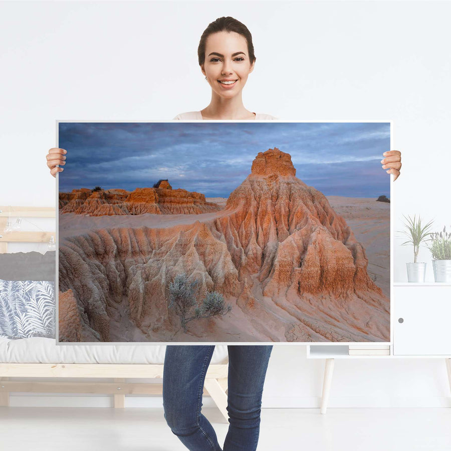 Klebefolie Outback Australia - IKEA Lack Tisch 118x78 cm - Folie