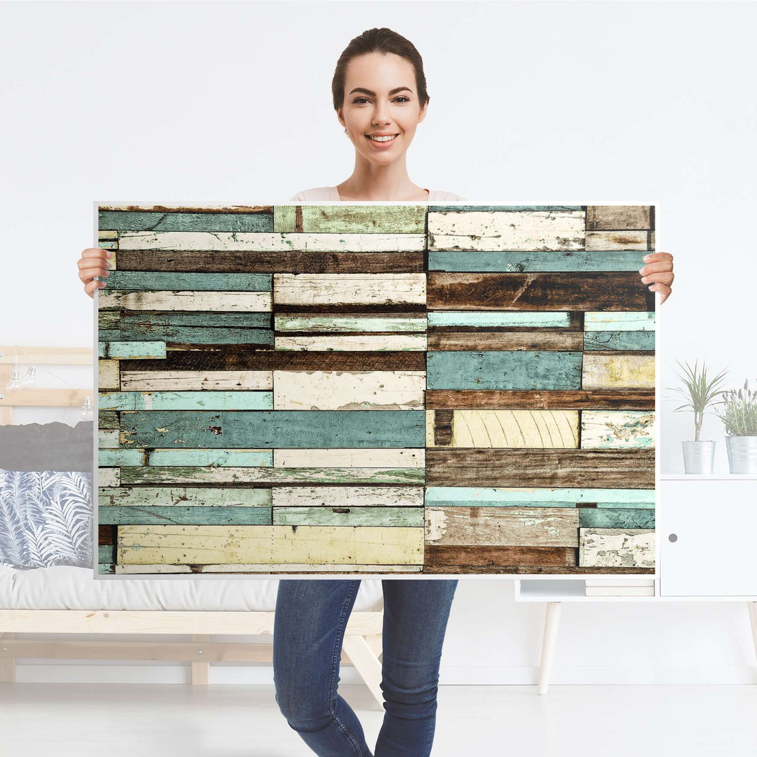 Klebefolie Schiffsbruch - IKEA Lack Tisch 118x78 cm - Folie